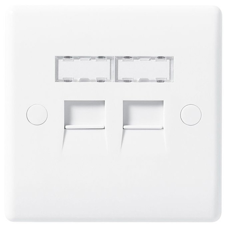 CAT6-RJ45 بلاك شبكات دبل