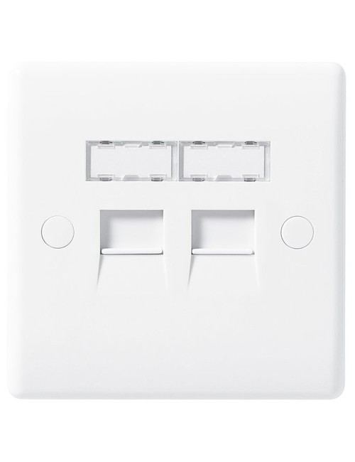 CAT6-RJ45 DOUBLE NETWORKING SOCKET