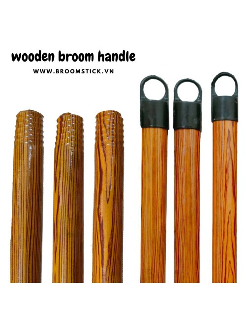 PVC COATED WOODEN BROOM HANDLE 120 CM