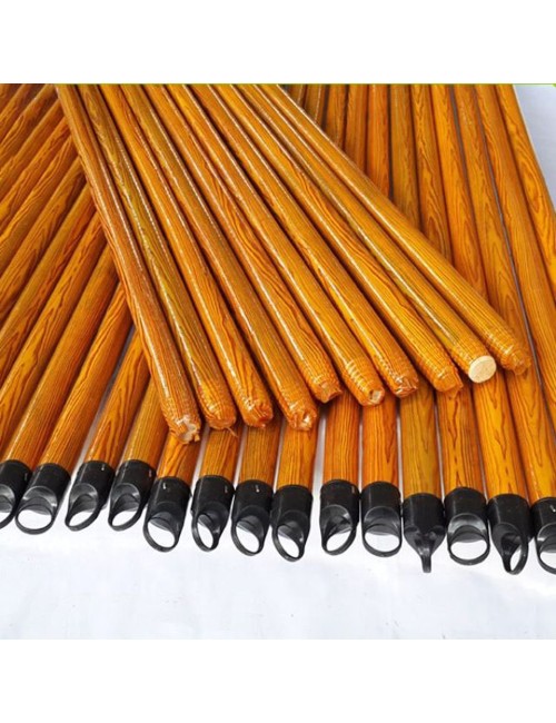 PVC COATED WOODEN BROOM HANDLE 120 CM