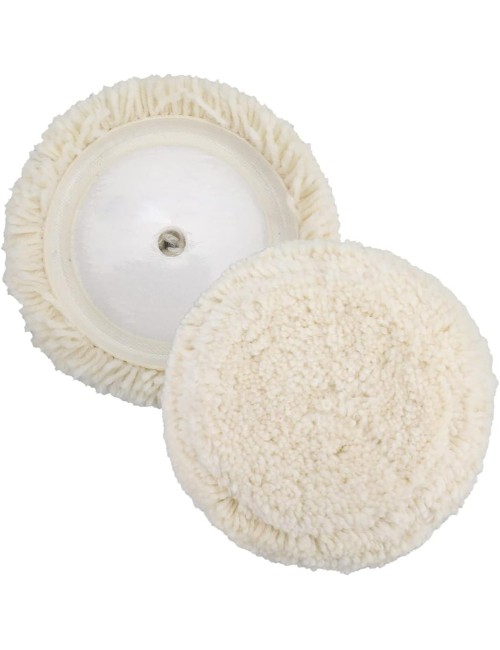 875 BUFFING PAD WOOL BOLT ON 7"