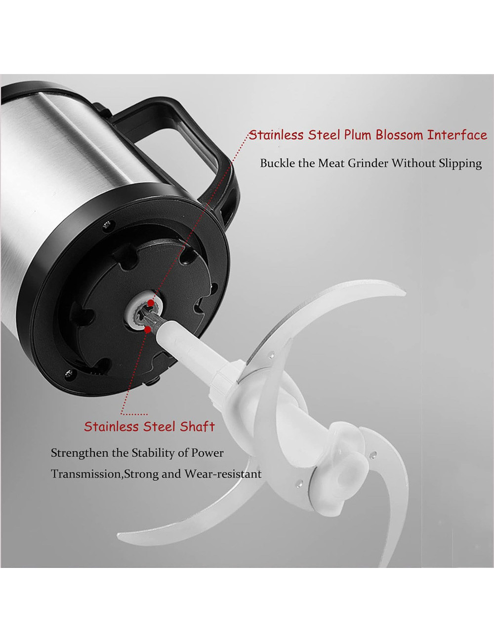 MIRALUX FOOD CHOPER 6L ML-8061 1800W STAINLESS STEEL