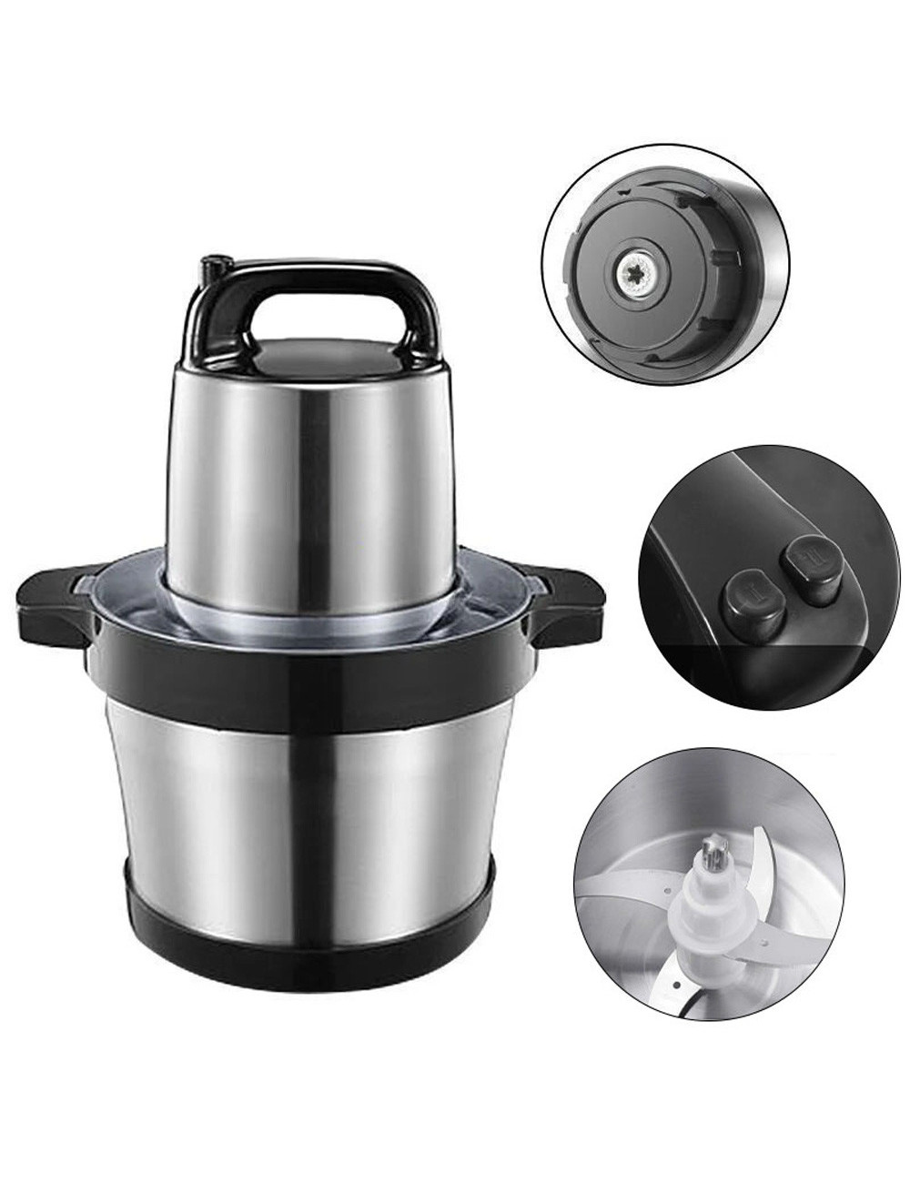 ML-8062 MIRALUX FOOD CHOPER 8L 3500W STAINLESS STEEL