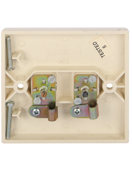 ELECTRICAL 2 GANG SWITCH WHITE