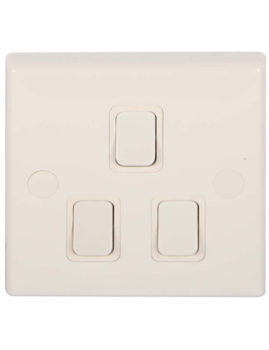 ELECTRICAL 3 SWITCH WHITE