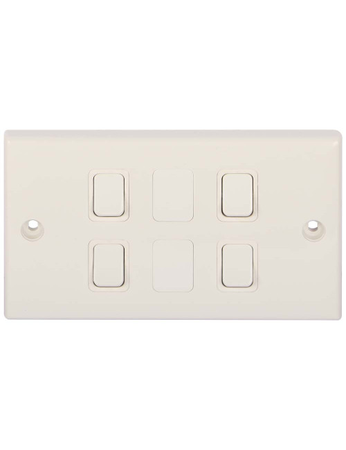 ELECTRICAL WHITE SWITCH 3 X 3