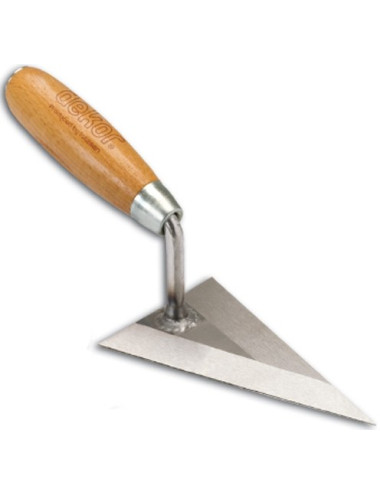 285 POINTED TROWEL WOODEN HANDLE 14 CM