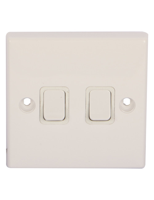 ELECTRICAL 2 SWITCH WHITE