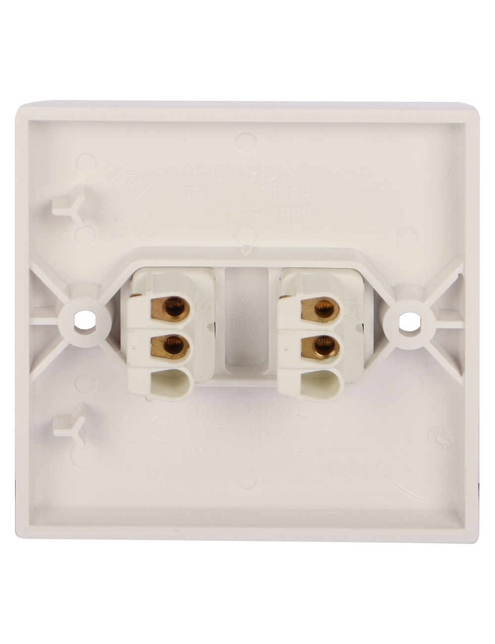 ELECTRICAL 2 SWITCH WHITE