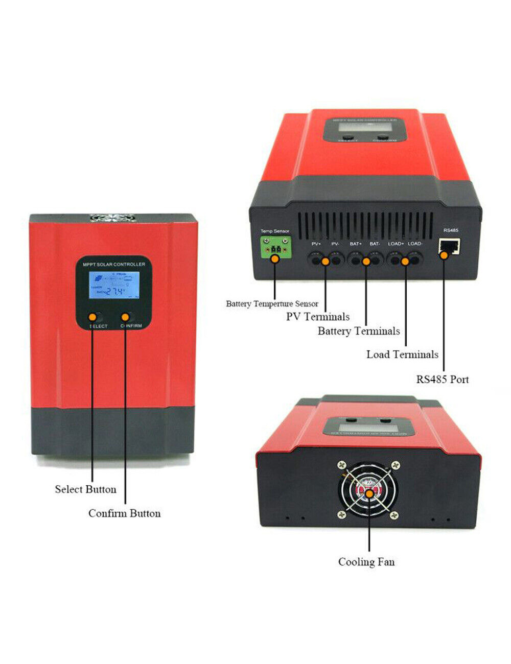 MPPT SOLAR CONTROLLER 12/24V 40 AMP