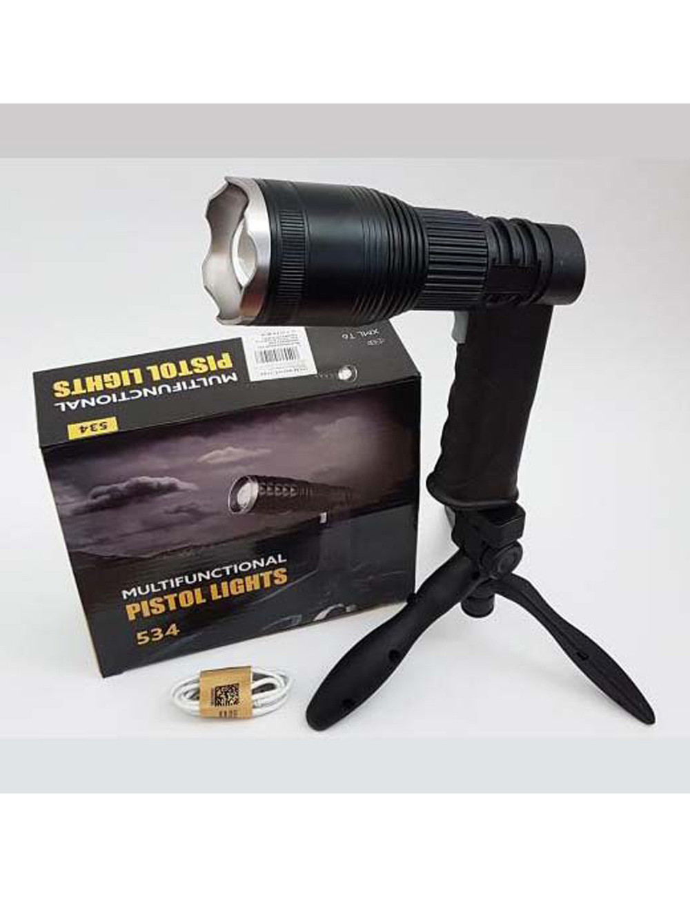 XML T6 MULTIFUNCTIONAL PISTOL LED LIGHT