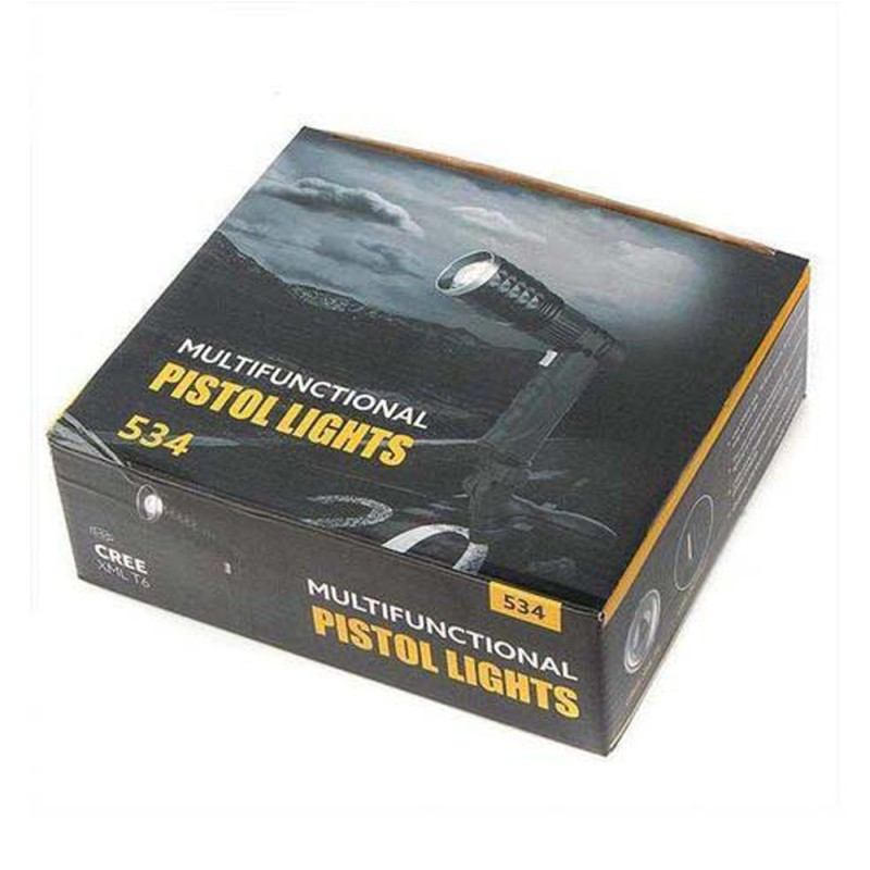 XML T6 كشاف يدوي مع قاعدة LED CHN