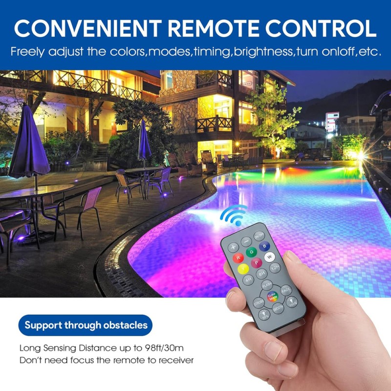 IZ-3604 -6.6Wلمبة نافورة ضد الماء سمارت مع ريموت