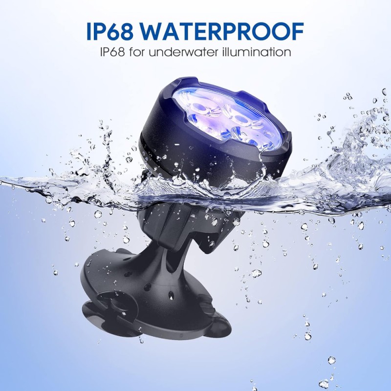 IZ-3604 -6.6Wلمبة نافورة ضد الماء سمارت مع ريموت