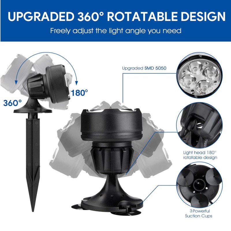 IZ-3604 -6.6Wلمبة نافورة ضد الماء سمارت مع ريموت