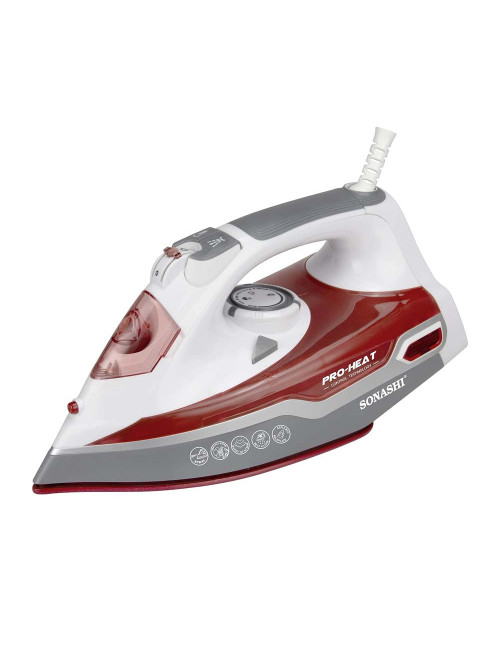SONASHI STEAM IRON WITH CERAMIC COATED SOLE PLATE-2400W