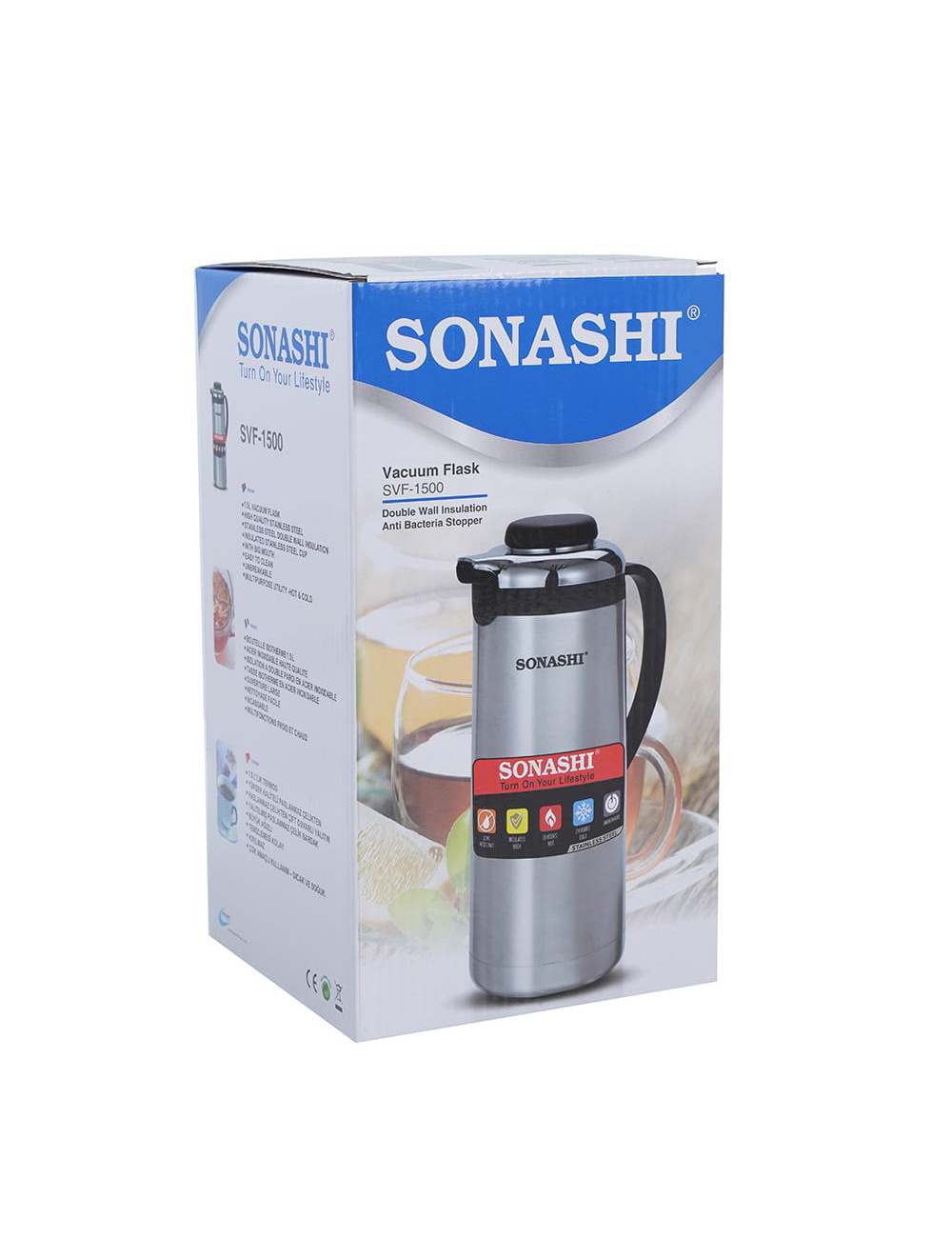 SONASHI 1.5LTR VACUUM FLASK