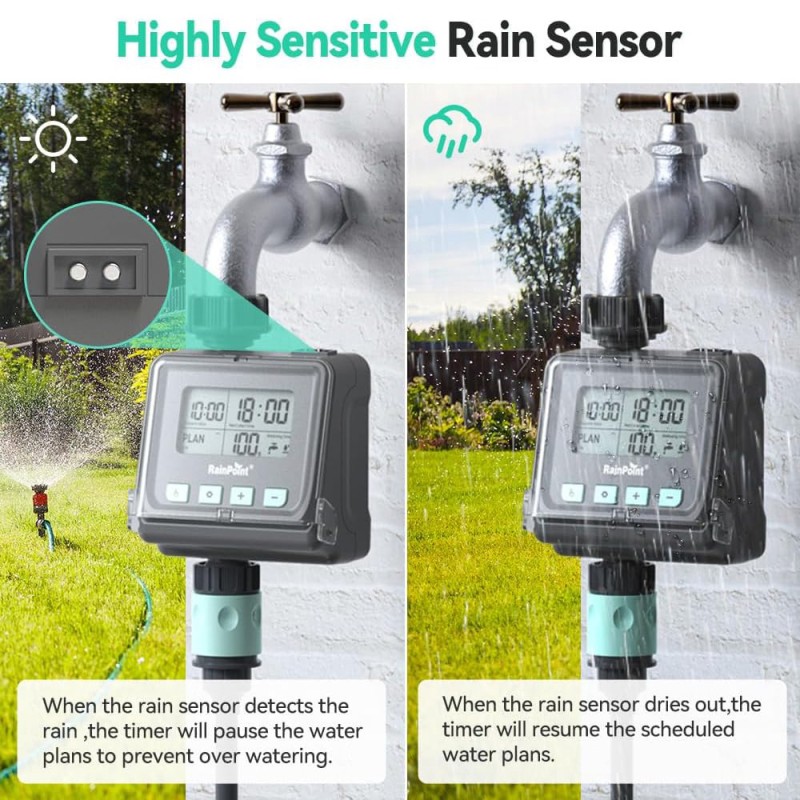 RAINPOINT تايمر رشاش ماء زراعي