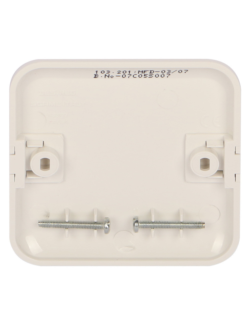 SCAME-INNOVA ELECTRICAL BOX WHITE 3 X 3