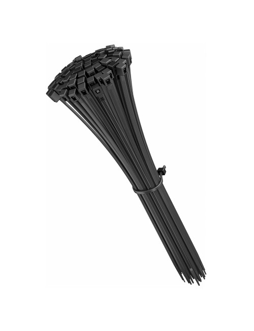 JAS NYLON CABLE TIE BLACK 4.8 X 300 MM 50PCS