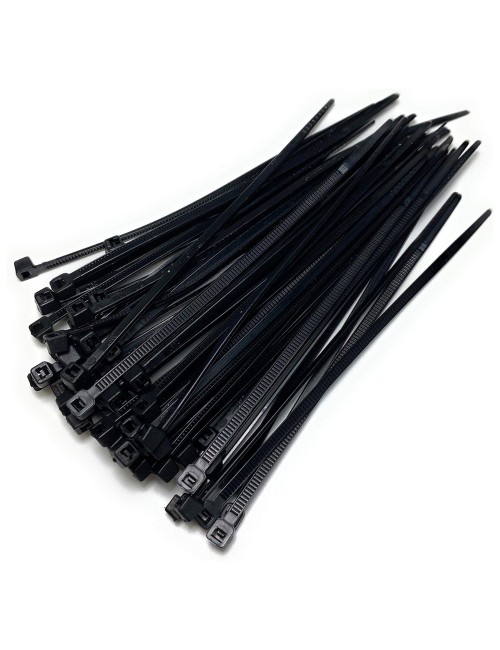 JAS NYLON CABLE TIE BLACK 4.8 X 350 MM 50PCS