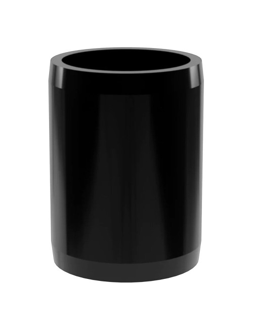KHARAFI PLASTIC ELECTRIC FITTING JOINT COUPLER 1.1/2" BLACK