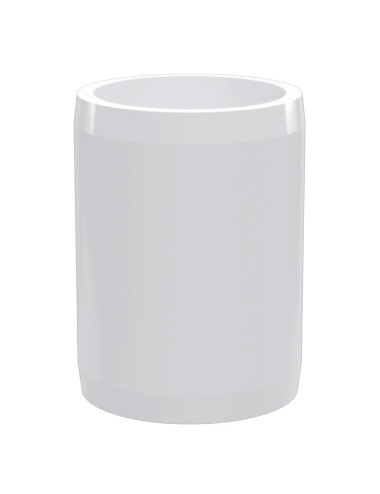 KHARAFI PLASTIC ELECTRIC FITTING JOINT COUPLER 1.1/2" WHITE