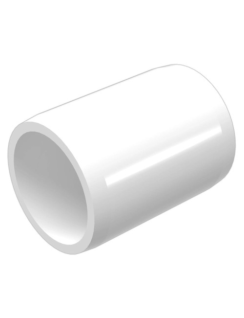 KHARAFI PLASTIC ELECTRIC FITTING JOINT COUPLER 1" WHITE