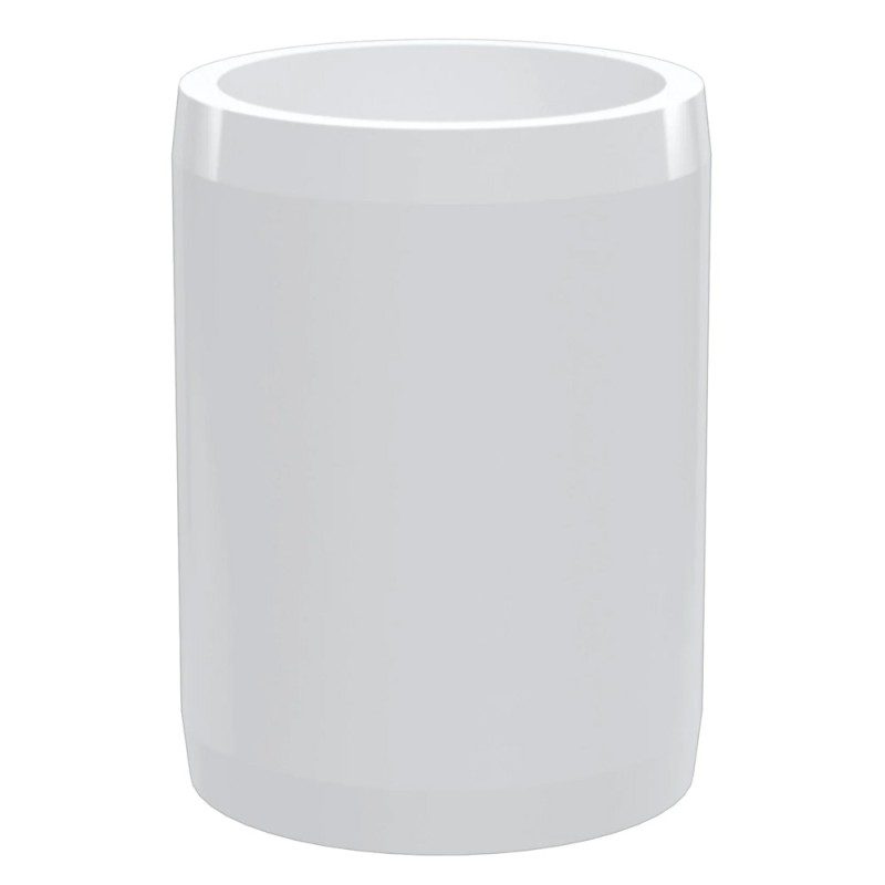 KHARAFI PLASTIC ELECTRIC FITTING JOINT COUPLER 1" WHITE