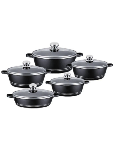 BLACK ML-8072 MIRALUX CASSAROLE 10PCS