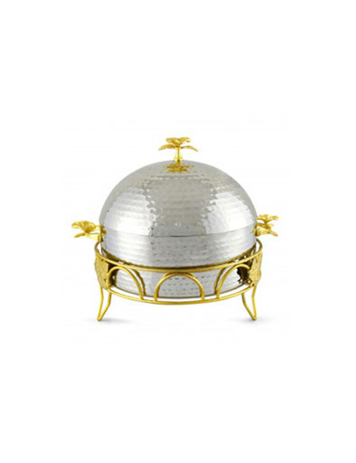 DOME DESING SS HOTPOT 24CM 3LTR SILVER ON STAGE