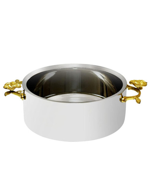 DOME DESING SS HOTPOT 24CM 3LTR SILVER ON STAGE