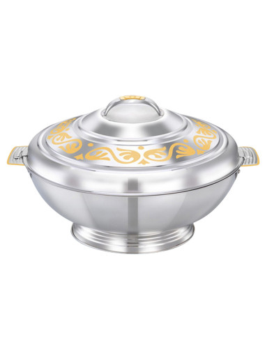 RATHORE EXPO طبق تقديم استانلستيل حافظ للحرارة 6000 ملي