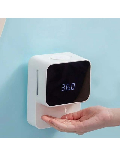 2071 RECHATGEABLE HAND WASHING DISPENSER WITH SENSOR & BODY TEMPRETURE