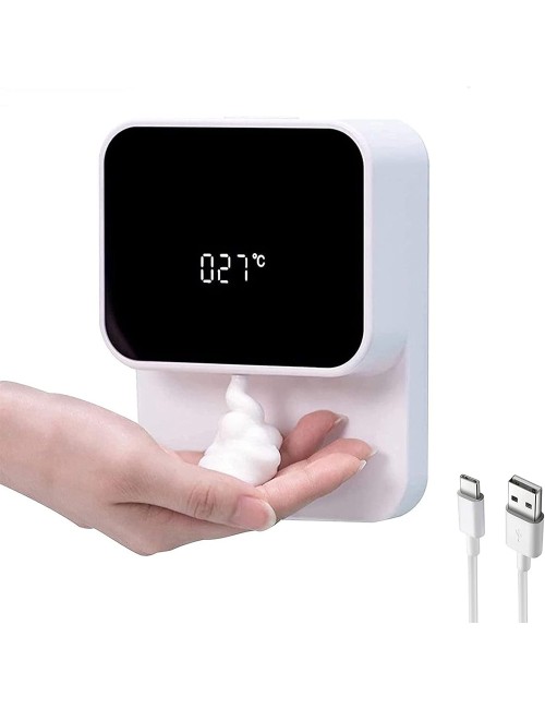 2071 RECHATGEABLE HAND WASHING DISPENSER WITH SENSOR & BODY TEMPRETURE