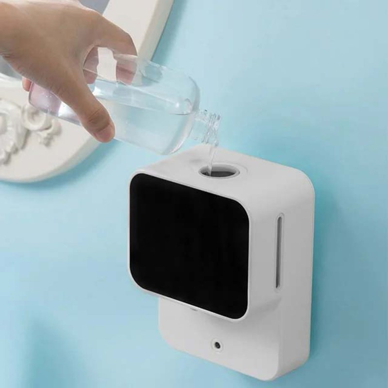 2071 RECHATGEABLE HAND WASHING DISPENSER WITH SENSOR & BODY TEMPRETURE