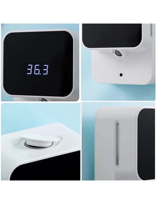 2071 RECHATGEABLE HAND WASHING DISPENSER WITH SENSOR & BODY TEMPRETURE