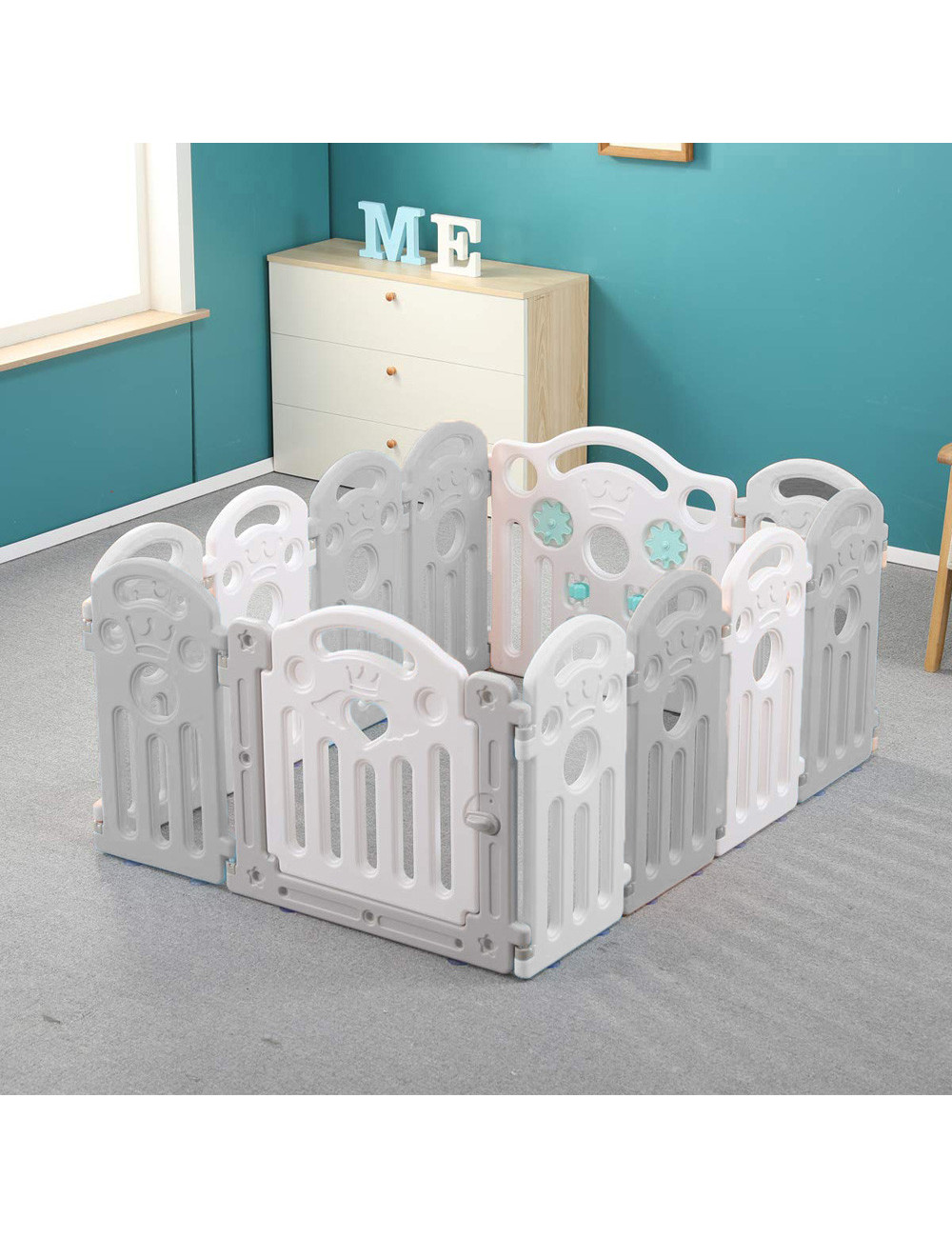 RMX-012 BABY PLAY FENCE 161*161*60CM