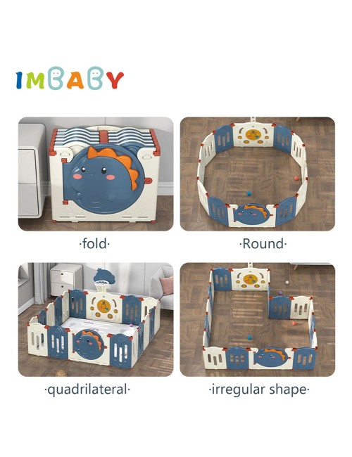 RMX-015 BABY PLAY FENCE 152*76*103CM