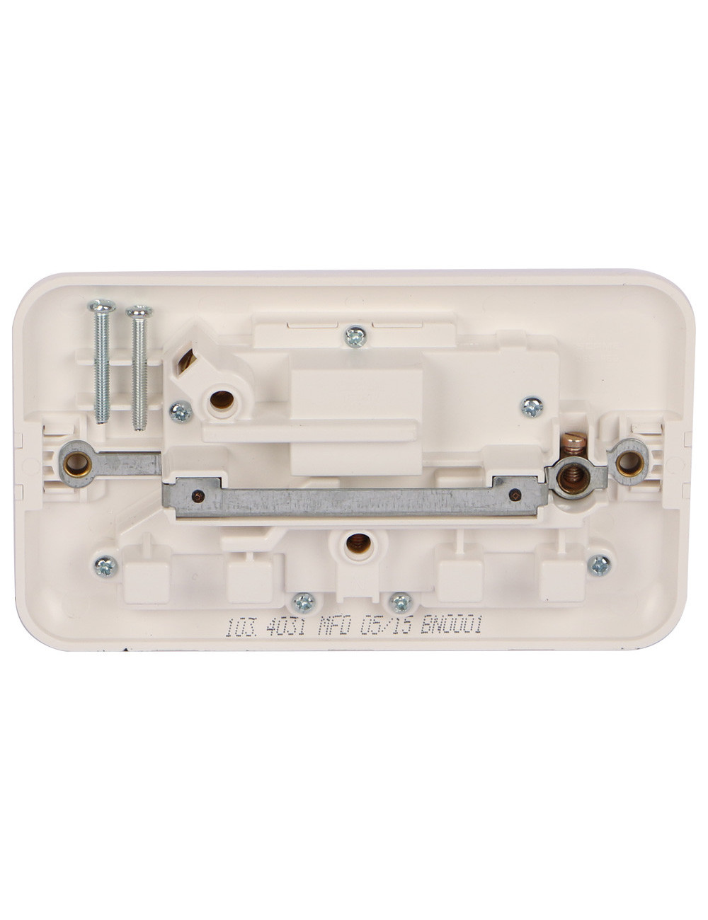 SCAME-INNOVA DOUBEL SOCKET 13AMP WHITE
