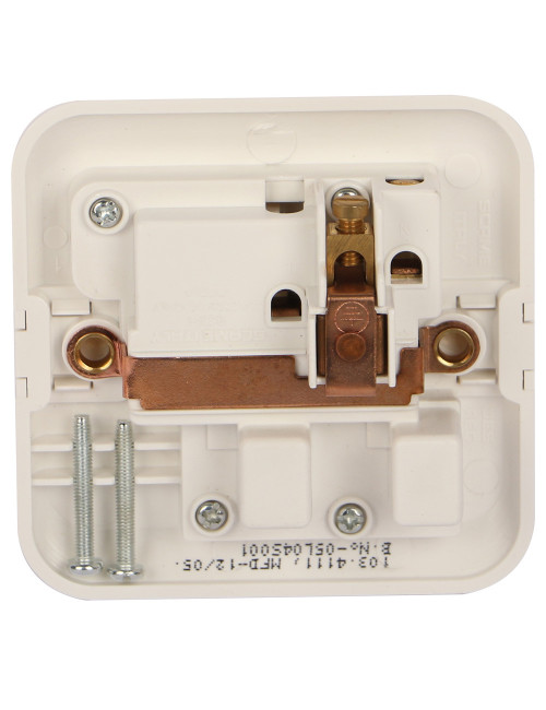 SCAME-INNOVA SOCKET 15AMP WHITE