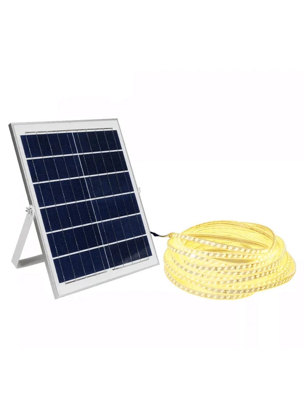 طقم روب لايت طاقة شمسية 10 متر Warm White LED