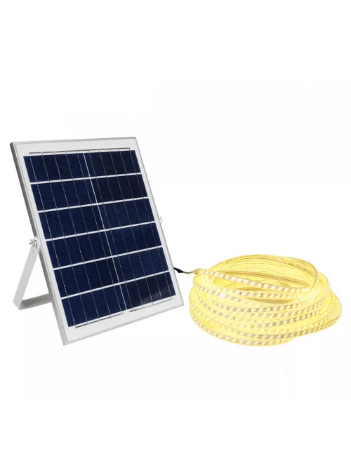 طقم روب لايت طاقة شمسية 20 متر Warm White LED