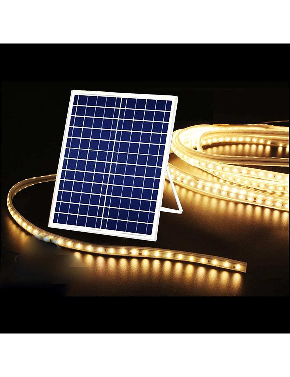 SOLAR STRIP LIGHT 30MTR WARM WHITE