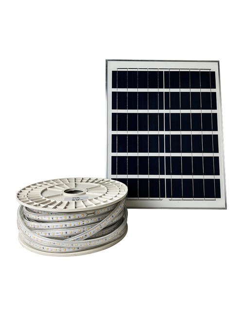 طقم روب لايت طاقة شمسية 30 متر Warm White LED