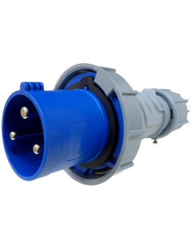 INDUSTRIAL PLUG 3 PIN × 63 AMP 220/240V