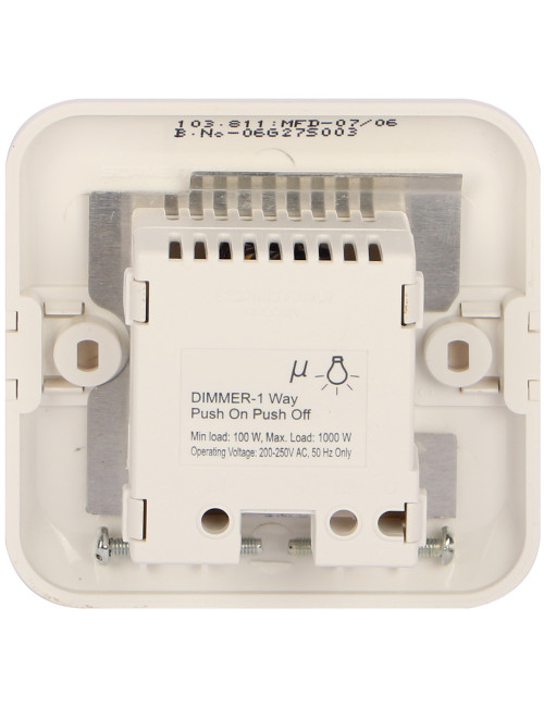SCAME-INNOVA DIMER SWITCH WHITE