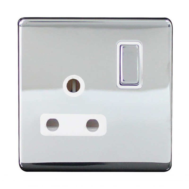 PCW SCAME MODERNA SOCKET 15AMP CHROME
