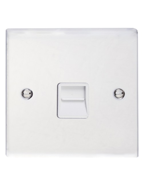 سكامى مودرنا كروم بلاك كمبيوتر مفرد PCW CAT6 PJ45