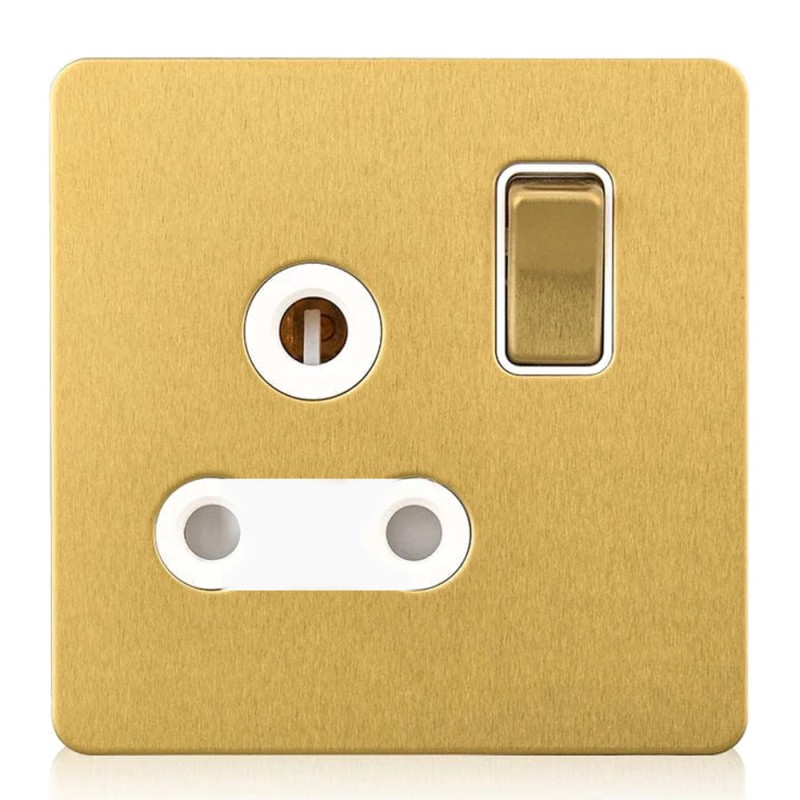 PBW SCAME MODERNA SOCKET 15AMP GOLD